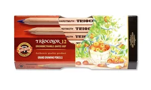 Kredki trójkątne 3152 naturalne 12 kolorów